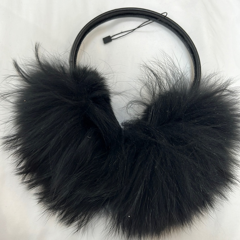 Chic Black Fur Earmuffs